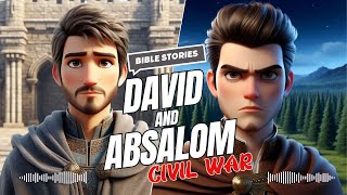 David and Absalom  Civil War  Animated Bible Stories [upl. by Avahc361]