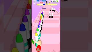 Genius Lipstick Stack Run 7 games funnygame shortsfeed gameplay shortsvideo [upl. by Eekcaj80]