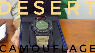 MORE Men In Desert Camouflage GShock  MUDMAN vs RANGEMAN comparisons [upl. by Nowad]