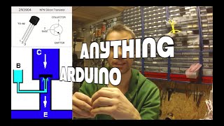 NPN Transistor as a switch Control Everything with Arduino Anything Arduino ep23 [upl. by Deery]