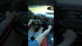 6th gen Cammed Camaro 30135 pull  inside POV americanmuscle 6thgencamaro manual [upl. by Grondin997]