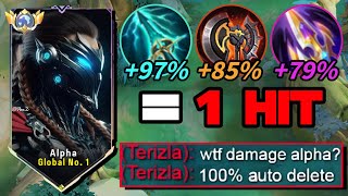 I FINALLY FOUND NEW TRUE DAMAGE HACK ALPHA IN EXP LANE must try 💀💀💀 BROKEN DAMAGE❗❗❗ [upl. by Shaffer392]