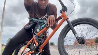 KINK WHIP XL BMX AT SKATE PARK [upl. by Taft]