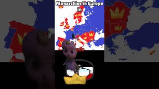 monarchies in europe 1914  1930  2024 countryballeurope1890 countryballs [upl. by Alyahc]