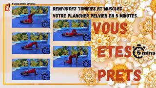 5 MEILLEURS EXERCICES du Plancher Pelvien pour les femmes  En seulement 5 Minutes 😀 [upl. by Nehemiah488]