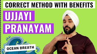 How to do Ujjayi Pranayama Correctly  Benefits amp Precautions of Ujjayi Pranayama [upl. by Lenci]