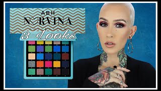 NEW ABH Norvina Collection Pro Pigment Palette Vol 2 Overview  3 Looks [upl. by Anisirhc]