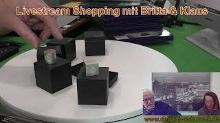 Livestream Shopping mit Britta amp Klaus Showroom Medaillen Papst Johannes amp Benedikt [upl. by Warrick]