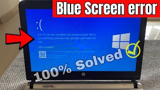 Blue Screen Error  Your device ran into a problem and needs to restart 4 Easy Fix [upl. by Sidhu]