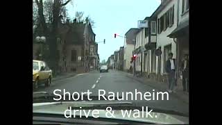 Raunheim Germany drive amp walk  Jan 1989 [upl. by Peti]