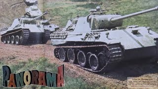 COLOR German Newsreel 1944  PANTHER tank crew training footage [upl. by Aihselat]