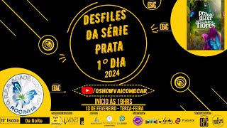 Acadêmicos da Rocinha 2024 – 1° Noite Série Prata  RJ  Desfile da Superliga Carnavalesca  Ao Vivo [upl. by Salohci]