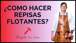 Como hacer repisas flotantes [upl. by Wolgast3]