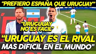 POLLO VIGNOLO PREOCUPADO por ENFRENTAR A URUGUAY ¡ES EL RIVAL MAS DIFICIL EN EL MUNDO [upl. by Kravits136]