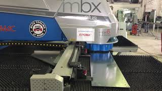 CNC Punching MODMBX6 plus AUTOINDEX 1250302250Euromac Italy 23 [upl. by Ramburt]