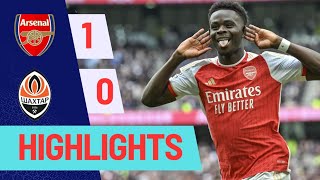 Arsenal Vs Shakhtar Donetsk 10  UEFA Champions League 2024  Highlights and Goals [upl. by Cira]