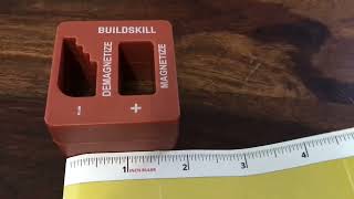 Buildskill Screwdriver Magnetizer and Demagnetizer Tool [upl. by Suivatnom]