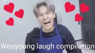 ATEEZ Wooyoung laugh compilation pt1 [upl. by Nyrahtak]