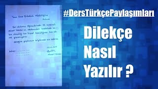 Dilekçe Nasıl Yazılır [upl. by Alue]