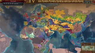 EUIV HRE Horde World Conquest Timelapse 1444  1568 [upl. by Fidele]