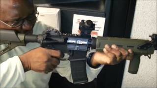 Yman shooting the Palmetto State Armory AR15 Rifle in 556mm at Stoddards Range Atlanta Georgia [upl. by Artamas]