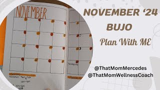 November 2024 Bullet Journal Set Up  Plan With Me [upl. by Aldis161]