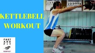 Sprung Kraft mit Kettlebell  schnell laufen [upl. by Enaed]