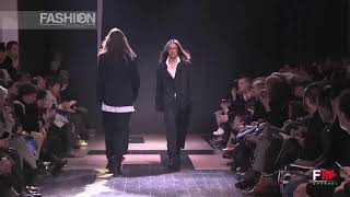 Yohji Yamamoto Pour Homme FallWinter 2015 Runway Show  4k HD [upl. by Yenroc14]