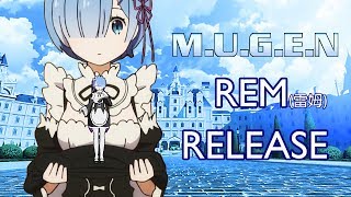 ℒLINGLE❡ ReZero Rem MUGEN Character Release Demonstration amp Commentary zhTW CC Subtitles [upl. by Ahsenav]