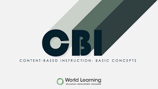 ContentBased Instruction Basic Concepts [upl. by Harpp]