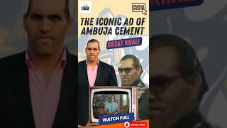 Great Khalis Iconic Ambuja Cement Ad A Strength to Remember  Icons Behind Brands [upl. by Profant]