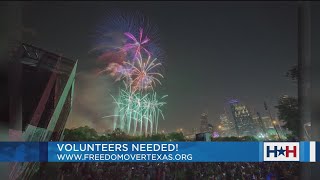 Volunteers needed for the Shell Freedom Over Texas event [upl. by Enneire]