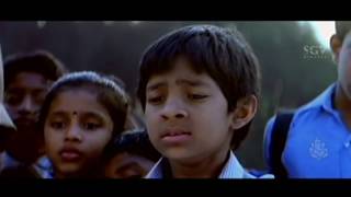 Master Kishan comes to Tharas House  Kannada Super Scenes  Care Of Footpath Kannada Movie [upl. by Ielirol]