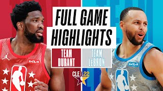 TEAM DURANT vs TEAM LEBRON  FULL GAME HIGHLIGHTS  2022 NBA ALLSTAR [upl. by Foah]