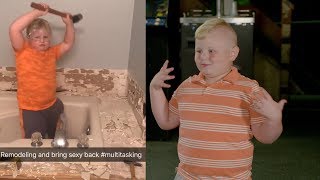 tWitch and 7YearOld Viral Star Dalton Hammer Out Their Dance Moves [upl. by Norean]