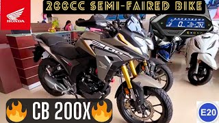 HONDA CB200X NEW MODEL 2024 DETAIL REVIEW  ONROAD PRICE MILEAGE SPECS  MOTOBOTS INFO 🔥🥵 cb200x [upl. by Cicero932]