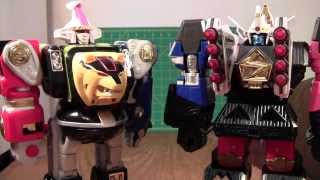 Power Rangers Shogun Megazord  Shogun Mega Falconzord Review Muteki Shogun Tsubasamaru Toy [upl. by Sybilla727]