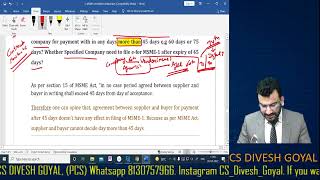 If Payment term is more than 45 days how to file MSME1 [upl. by Lertsek]