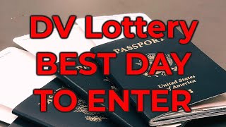 DV Lottery  Best Day TO ENTER The Greencard Lottery [upl. by Nallad]