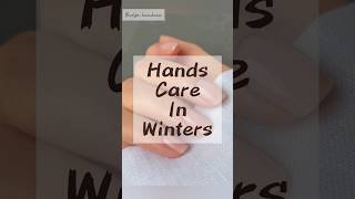 Hands care in winters💕 Soft hands tips🦋 handcare softhands winter shorts trending skincare [upl. by Ainoyek]