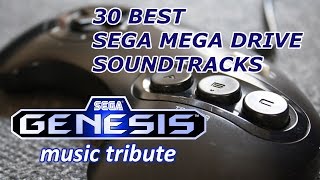 30 Best Mega Drive Soundtracks  Sega Genesis Music Tribute [upl. by Rutherfurd22]