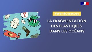 La fragmentation des plastiques dans les océans  WorldOceansDay [upl. by Drhacir]