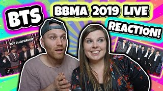 BTS amp Halsey Boy WIth Luv 2019 BBMAS Live Performance and Awards Reaction [upl. by Leacim]