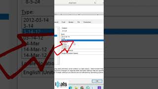 Excel date formatting tutorial step by step guide  Microsoft excel  DDMMYYYY  Excel Shorts [upl. by Nymsaj]