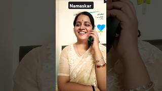 Namaskar comedy funny youtubeshorts trendingshorts Shraddhavish111 [upl. by Eissed]