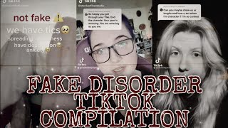 FAKE DISORDER TIKTOK COMPILATION  Star TikToks [upl. by Eirrotal]