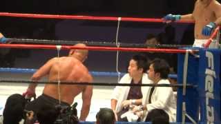 20131231 藤田和之ｖｓ石井慧 2R アクシデント発生 イノキボンバイエ2013 [upl. by Ettelrats]