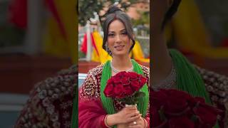 Miss Nepal Shrinkhala khatiwada reception party look fyp shrinkhala foryou nepalibride nepali [upl. by Aymik]