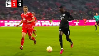 HOW did Randal Kolo Muani play vs Bayern [upl. by Neggem]