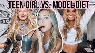 trying the victorias secret model diet  romee strijd [upl. by Boccaj]